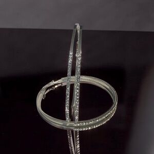 ✨ Large Silver Hoop Earrings – Brand New ✨ by Mobb Accessories